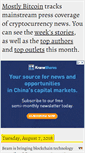 Mobile Screenshot of mostlybitcoin.com